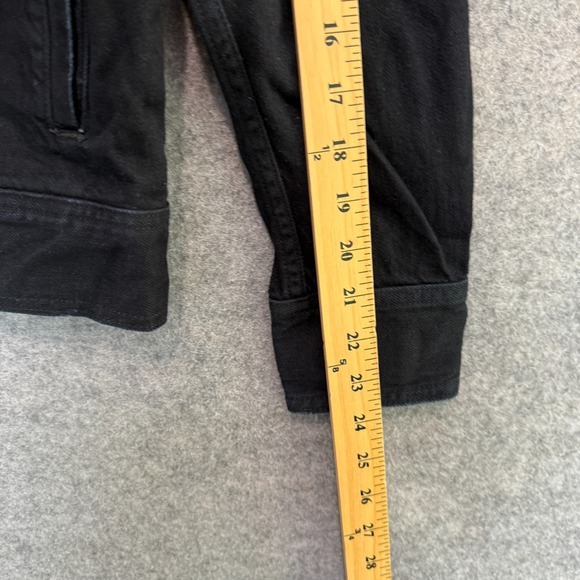 Rag & Bone x Playstation Trucker Jacket Adult XS Black Denim Embroidered Rare - Picture 8 of 14